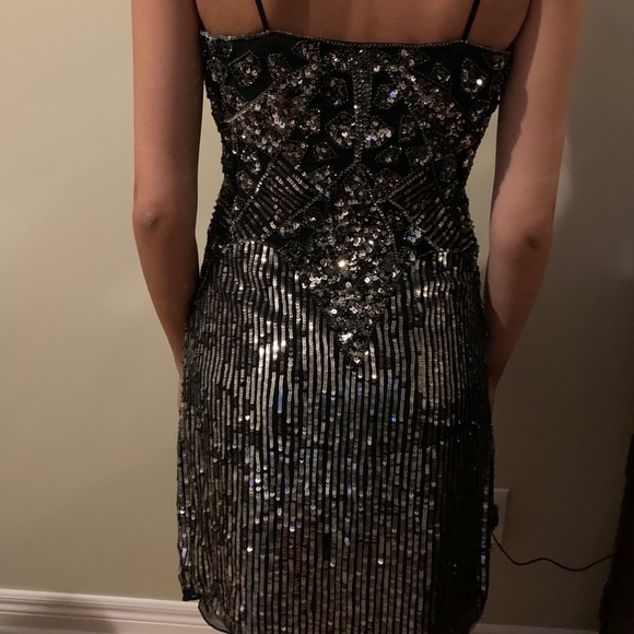 Sequin silver le chateau dress - Picture 4 of 13